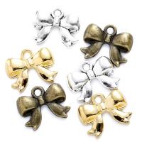 Zinc Alloy Bowknot pendentifs, alliage de zinc, Noeud papillon, Placage, DIY, plus de couleurs à choisir, protéger l'environnement, sans nickel, plomb et cadmium, 18x14mm, Trou:Environ 2mm, Vendu par PC