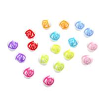 Acryl Schmuck Perlen, Rose, DIY & chemische-Waschanlagen, keine, 9.50x7.90mm, ca. 1390PCs/Tasche, verkauft von Tasche