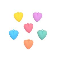 Opaque Acrylic Beads Heart Unisex Sold By PC