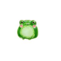 emalje broche, Messing, Frog, guldfarve belagt, Unisex, nikkel, bly & cadmium fri, 27x26mm, 10pc'er/Lot, Solgt af Lot