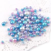 Plastic Kralen, Plastic Pearl, Ronde, moffelen vernis, DIY, meer kleuren voor de keuze, 4-12mm, Verkocht door Bag