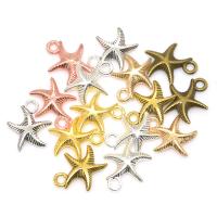 Sinc Alloy Pendants, Starfish, plátáilte, DIY, dathanna níos mó le haghaidh rogha, nicil, luaidhe & caidmiam saor in aisce, 16x14mm, Díolta De réir PC