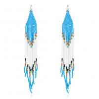 Fashion Fringe Earrings Seedbead handmade fashion jewelry & for woman nickel lead & cadmium free Sold By Pair