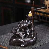 Backflow Incense Burner Porcelain handmade for home and office & durable & multifunctional Sold By PC