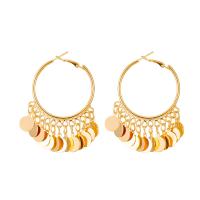 Fashion Fringe Oorbellen, Zinc Alloy, plated, mode sieraden & voor vrouw, meer kleuren voor de keuze, 47x23mm, Verkocht door pair