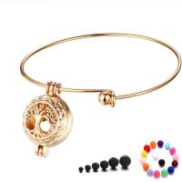 Pulsera Locket flotante, metal, chapado, para mujer & hueco, más colores para la opción, libre de níquel, plomo & cadmio, diámetro interior:aproximado 45mm, Vendido por UD