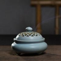 Traditional Ceramic Inserted Burner Incense Seat Porcelain half handmade for home and office & durable Sold By PC