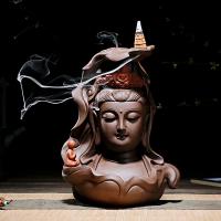 Backflow Incense Burner Purple Clay handmade for home and office & durable Sold By PC