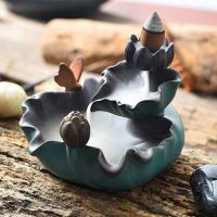 Backflow Incense Burner Porcelain handmade for home and office & durable & multifunctional Sold By PC