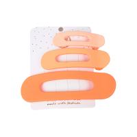 Clips de pico, resina, barniz de secado al horno, 3 piezas & para mujer, más colores para la opción, 58mm,75mm,103mm, Vendido por Set