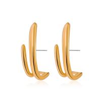 Lo zinco in lega Stud Earring, lega in zinco, placcato, gioielli di moda & per la donna, nessuno, 30mm, Venduto da coppia