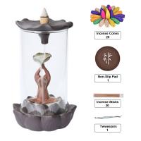 Backflow Incense Burner Purple Clay handmade for home and office & durable Sold By PC