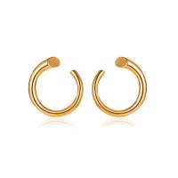 Zinc Alloy Oorbel clip, plated, mode sieraden & voor vrouw, meer kleuren voor de keuze, 19x17mm, Verkocht door pair