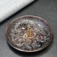 Assento de incenso, cobre, metade handmade, para casa e escritório & Sustentável & Vario tipos a sua escolha, Mais cores pare escolha, níquel, chumbo e cádmio livre, 110mm, vendido por PC