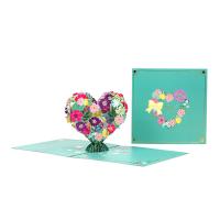 Paper 3D Greeting Card handmade Foldable & 3D effect Sold By PC