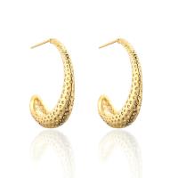 Brass Stud Earring gold color plated fashion jewelry & for woman Sold By Pair