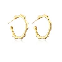 Brass Stud Earring gold color plated fashion jewelry & for woman Sold By Pair