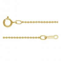 Gold Filled Chain Necklace 14K gold-filled Unisex golden Sold By PC