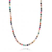 Shoushan Stone collar, Joyería & diferentes estilos para la opción & para mujer, multicolor, libre de níquel, plomo & cadmio, longitud aproximado 16.73 Inch, aproximado 7.09 Inch, Vendido por UD