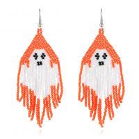 Seedbead Boucle d'oreille goutte, Halloween Design & bijoux de mode & styles différents pour le choix & pour femme, protéger l'environnement, sans nickel, plomb et cadmium, Vendu par paire