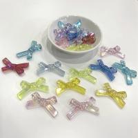 Plated Acrylic Beads Bowknot colorful plated DIY Approx Sold By Bag