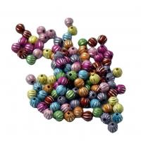 Opaque Acrylic Beads Round DIY mixed colors Sold By Bag