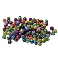 Opaque Acrylic Beads Round DIY mixed colors Sold By Bag