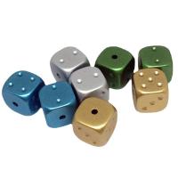 Acrylic Jewelry Beads Dice stoving varnish DIY 14mm Sold By PC