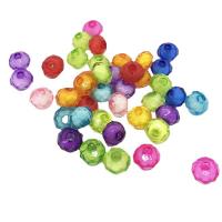 Bead in Bead Acrylic Beads stoving varnish DIY & faceted mixed colors Sold By Bag