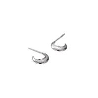 Sterling Silver Juvelyrika Auskarai, 925 Sterling Silver, padengtą, moters, daugiau spalvų pasirinkimas, 12x4mm, Pardavė Pora