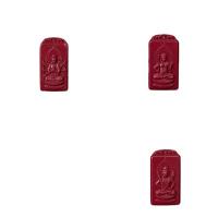 Cinnabar Pendants Rectangle polished DIY red Sold By PC