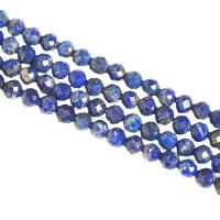 Lapis lazuli perle, Lazulit, Krug, uglađen, možete DIY & različite veličine za izbor & faceted, plav, Prodano Per Približno 14.96 inčni Strand