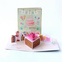 Paper 3D Greeting Card handmade Foldable & 3D effect Sold By PC