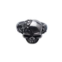 Partículas de acero anillo, Calavera, diverso tamaño para la opción & para hombre, 17mm, Vendido por UD