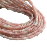 Pink Opal Kraal, gepolijst, DIY, roze, 5x12mm, Ca 32pC's/Strand, Verkocht door Strand