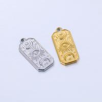 Stainless Steel Pendants 304 Stainless Steel Vacuum Ion Plating fashion jewelry & DIY Sold By Bag