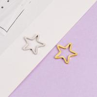 Rostfritt stål Smycken Hängen, 304 rostfritt stål, Star, DIY, fler färger för val, 15x1.50mm, Säljs av PC