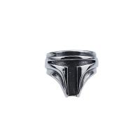 Titanium Staal Finger Ring, verschillende grootte voor keus & voor de mens, 21mm, Verkocht door PC