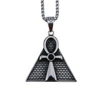 Pendentifs en titane, Acier titane, Pyramidal, Oindre, conception vintage, 44mm, Vendu par PC