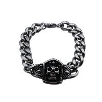 Titan Edelstahl Armband, Titanstahl, Salben, Modeschmuck & Punk-Stil & für den Menschen, 210mm, verkauft von PC