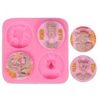 DIY Epoxi Mold Set, Silikon, rosa, 79x79x12mm, Säljs av PC