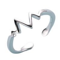 Žalvarinis Cuff Finger Ring, paplatinuota, Reguliuojamas & moters, Pardavė PC