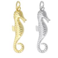 Mosaz Šperky Přívěsky, Seahorse, á, DIY, více barev na výběr, 9x27x3mm, Otvor:Cca 3mm, Prodáno By PC