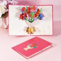 Paper 3D Greeting Card handmade Foldable & 3D effect Sold By PC