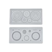 Set di stampe epossidici fai da te, silicone, DIY, bianco, 165x78x8mm, Venduto da PC