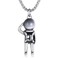 titanové přívěsky, Titanium ocel, Astronaut, vypalovací lak, unisex, 18x38mm, Prodáno By PC