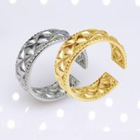 304 Edelstahl Manschette Fingerring, Modeschmuck & unisex, keine, 7mm,18mm, verkauft von PC