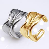 acero inoxidable 304 Anillo de dedo Cuff, Joyería & para mujer, más colores para la opción, 13mm, Vendido por UD