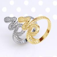 304 Edelstahl Open -Finger-Ring, Schlange, Modeschmuck & unisex, keine, 24mm, verkauft von PC