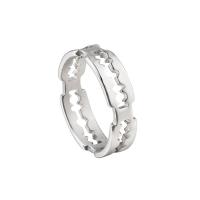 Zinklegering ringen, Zinc Alloy, Scheermesje, silver plated, verschillende grootte voor keus & hol, Verkocht door PC